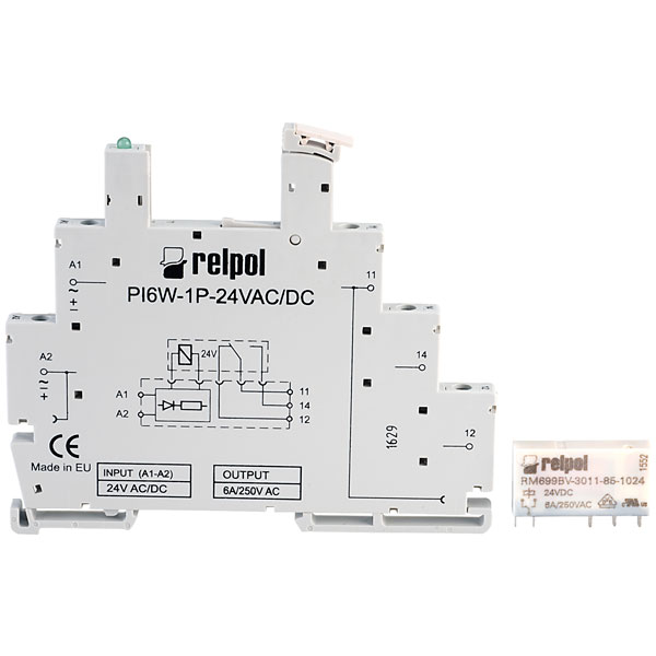 ЦОКЪЛ PI6W-1P-24VAC/DC 